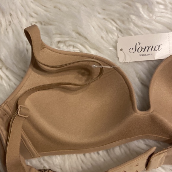 SOMA LIFTING DEMI BRA BRAND NEW SIZE 32A COLOR SOFT TAN - Picture 6 of 8
